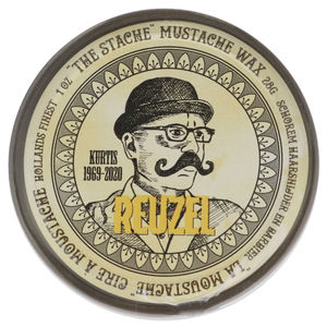 The Stache Mustache Wax by Reuzel for Men - 1 oz Wax